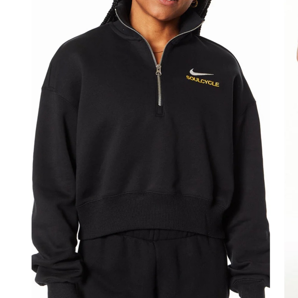 Nike Black SoulCycle Quarter-Zip Pullover